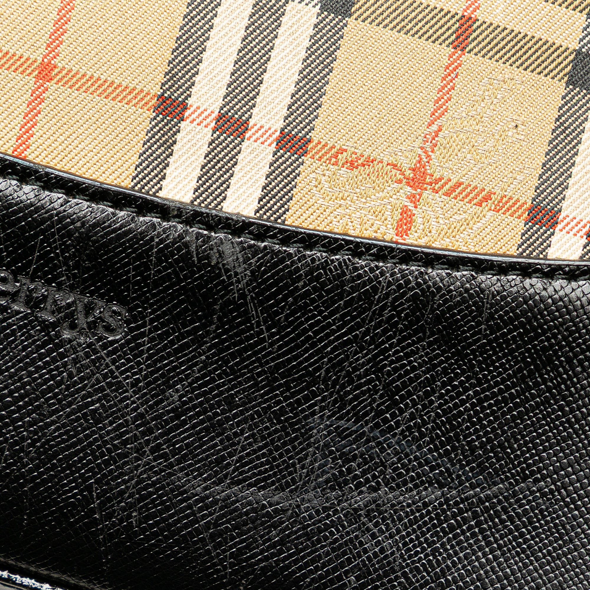 Haymarket Check Canvas Handbag