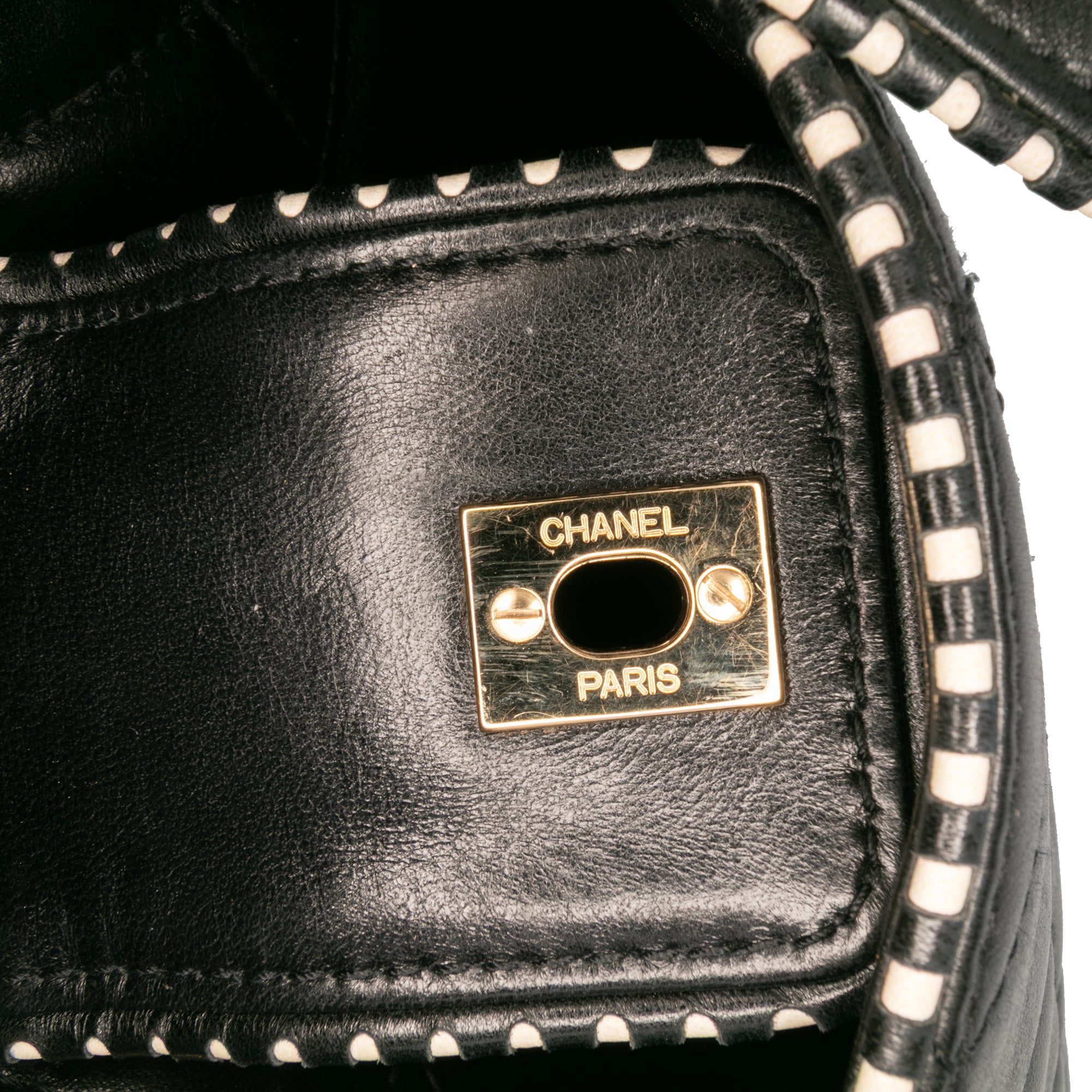 CC Quilted Lambskin Handbag