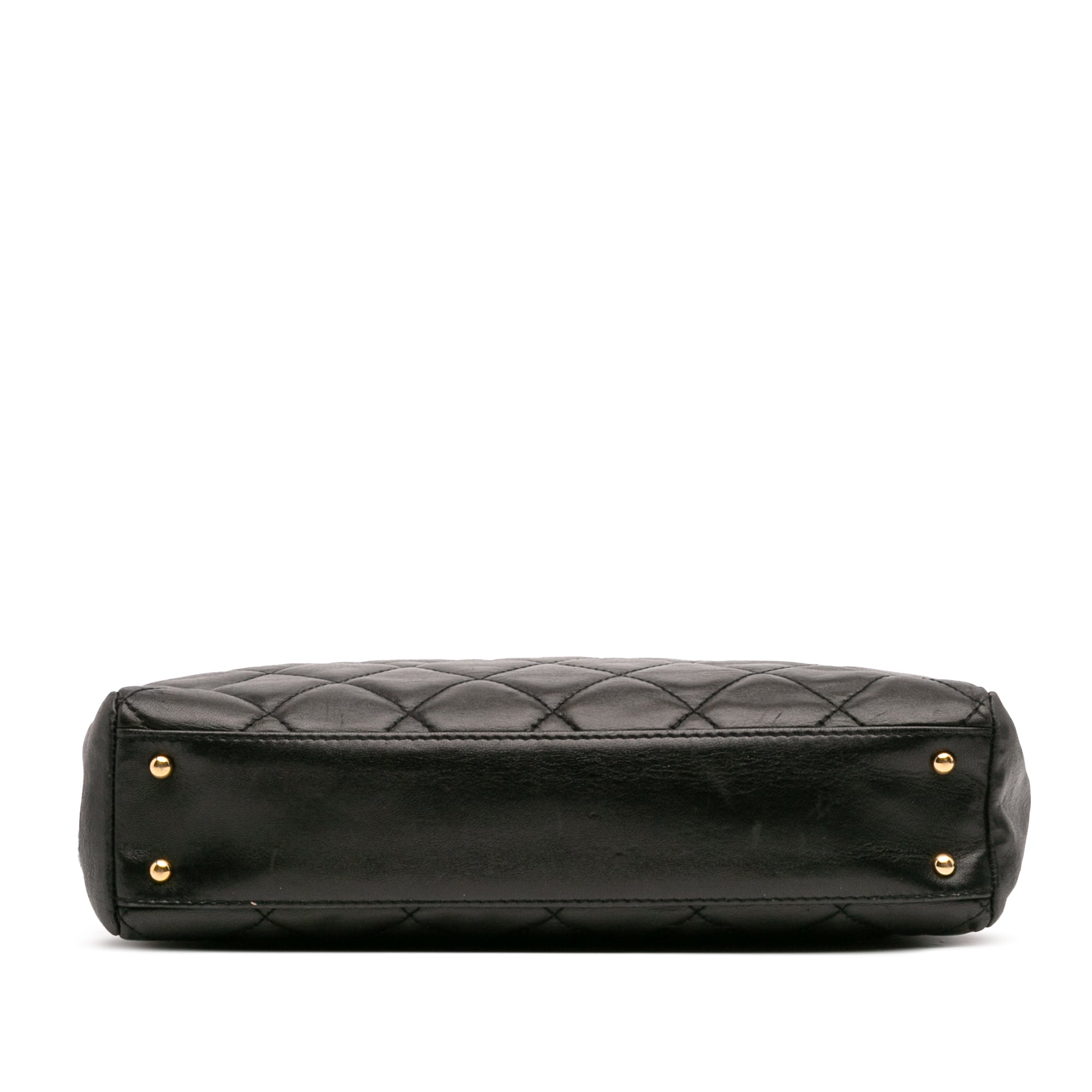 CC Quilted Lambskin Handbag