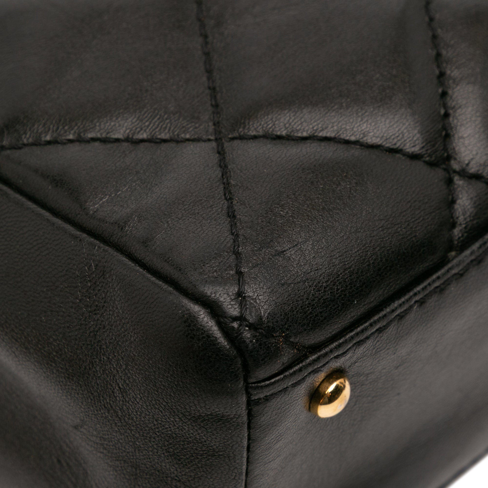 CC Quilted Lambskin Handbag