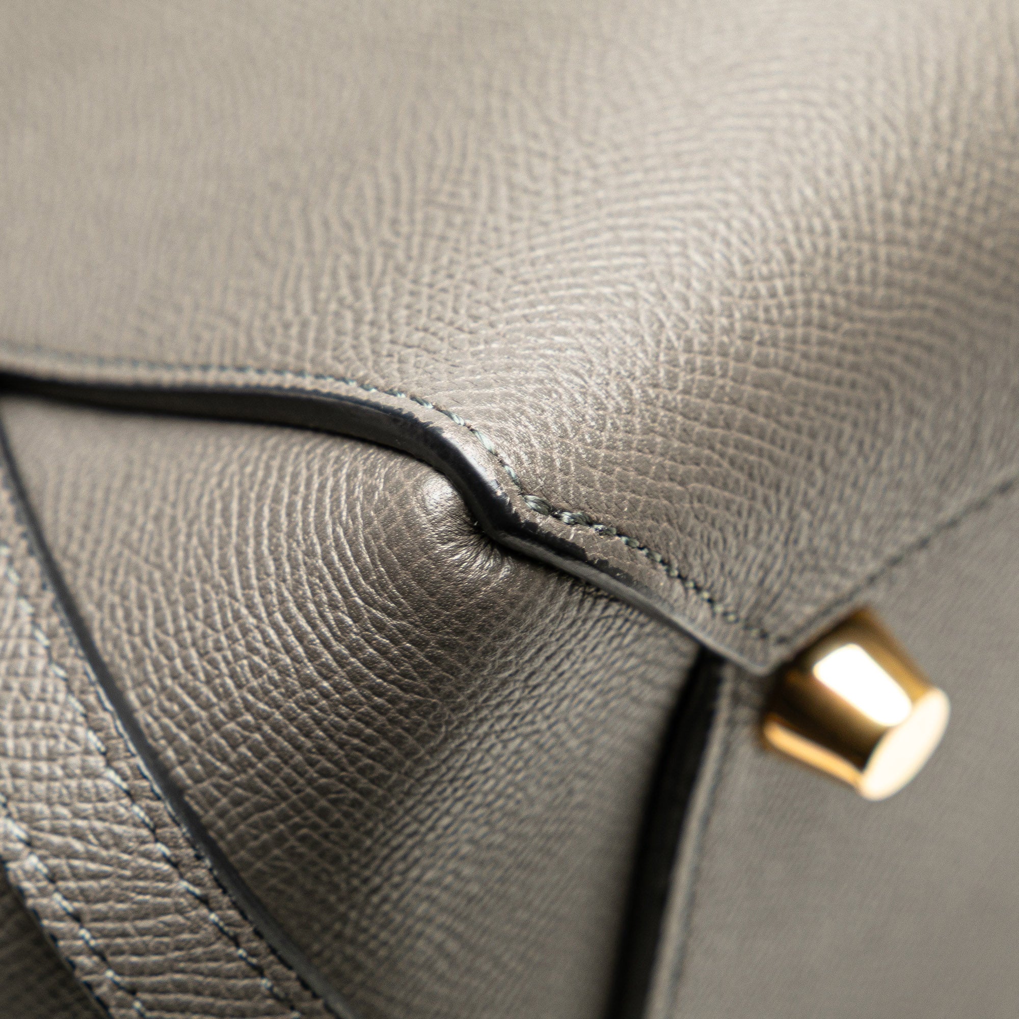 Mini Grained Calfskin Belt Bag