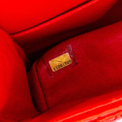 Medium Classic Perforated Lambskin Double Flap