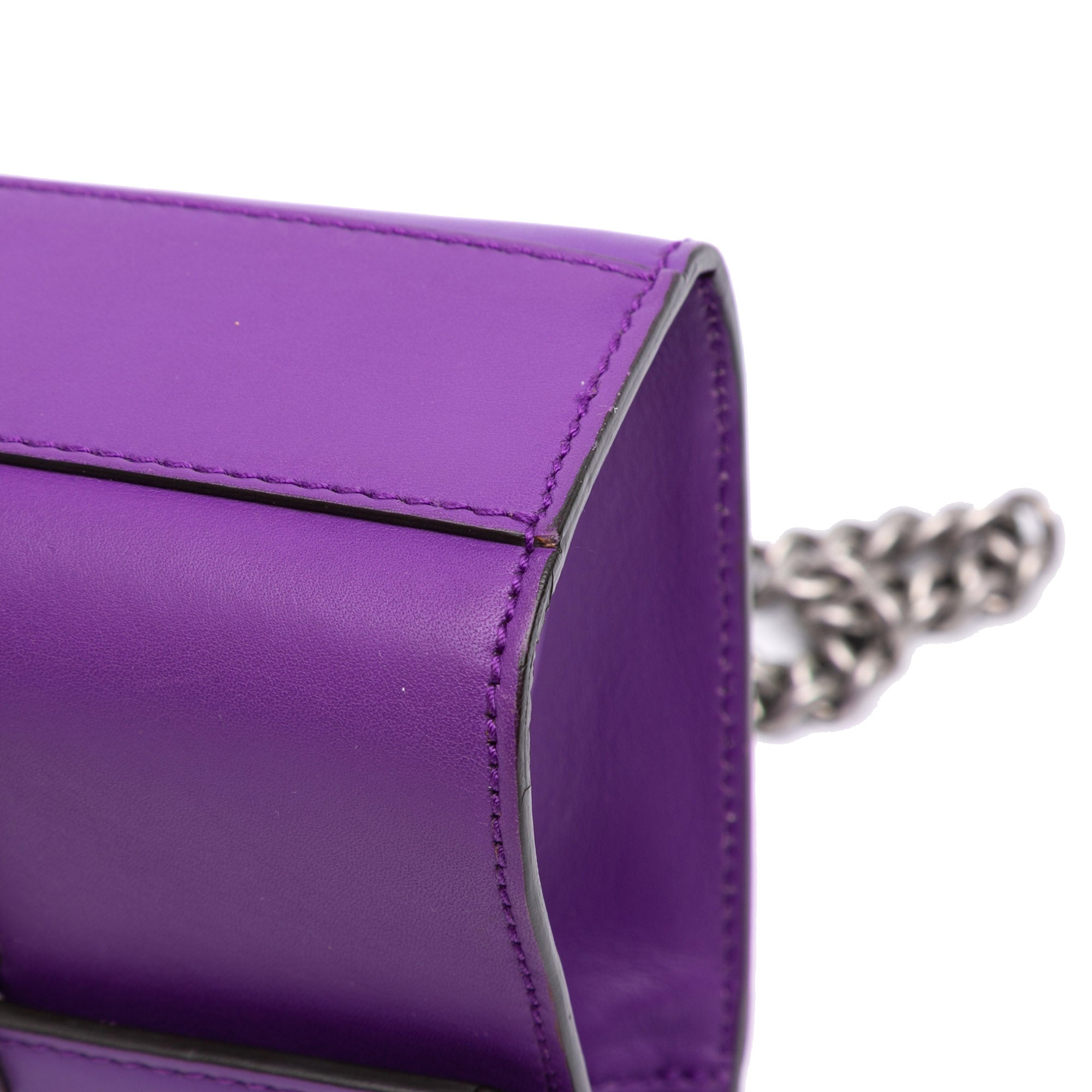 Small Embroidered Calfskin Tiger Strawberry Padlock Crossbody