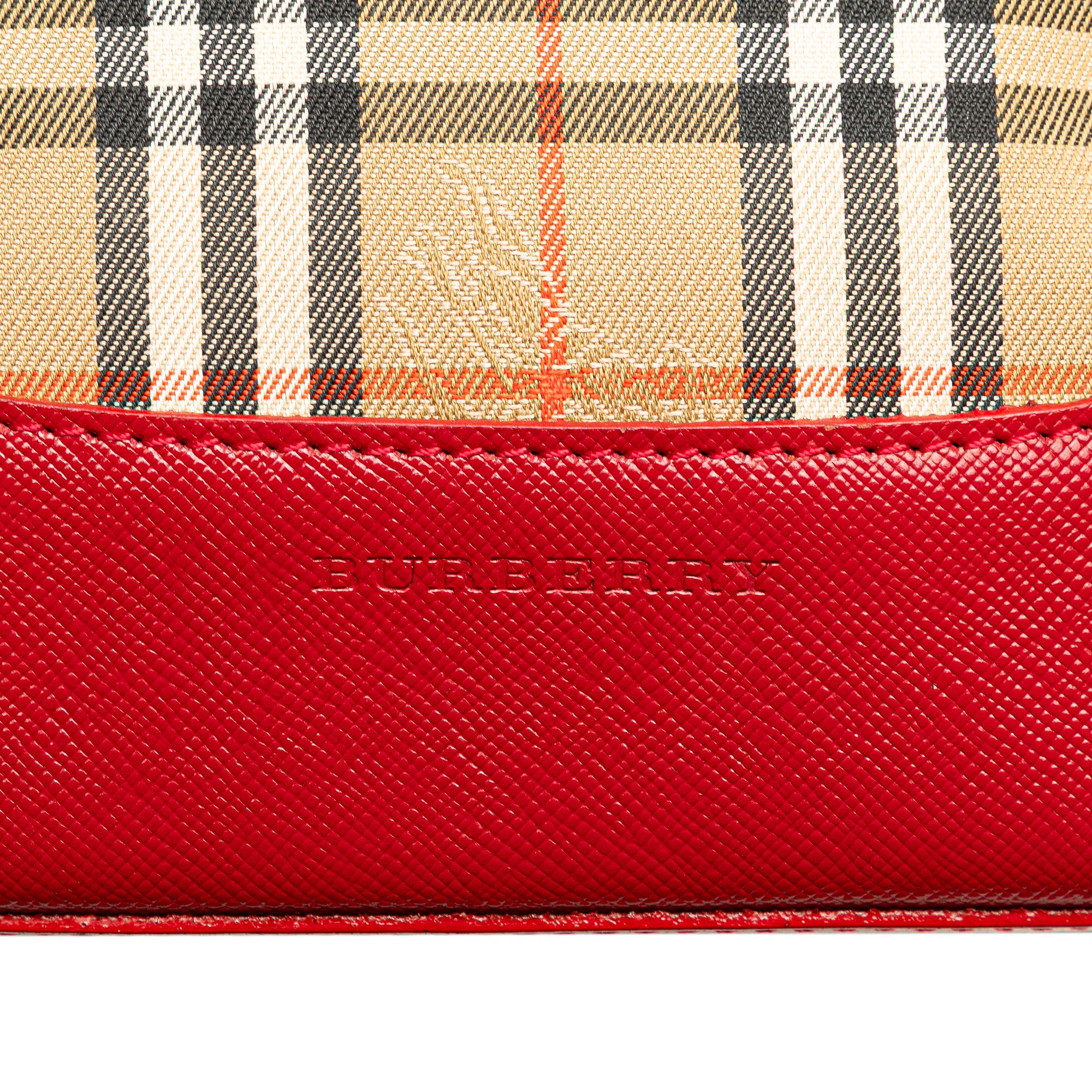 Haymarket Check Canvas Handbag