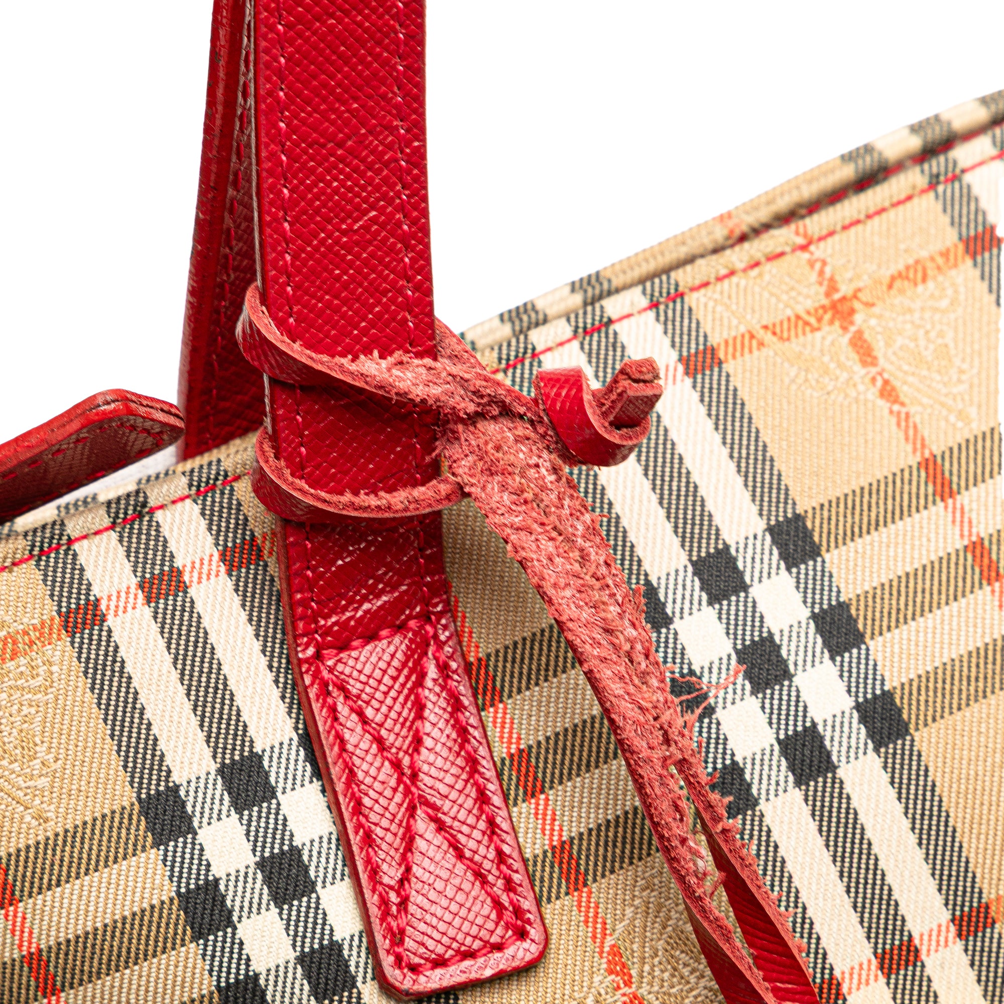 Haymarket Check Canvas Handbag