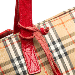 Haymarket Check Canvas Handbag