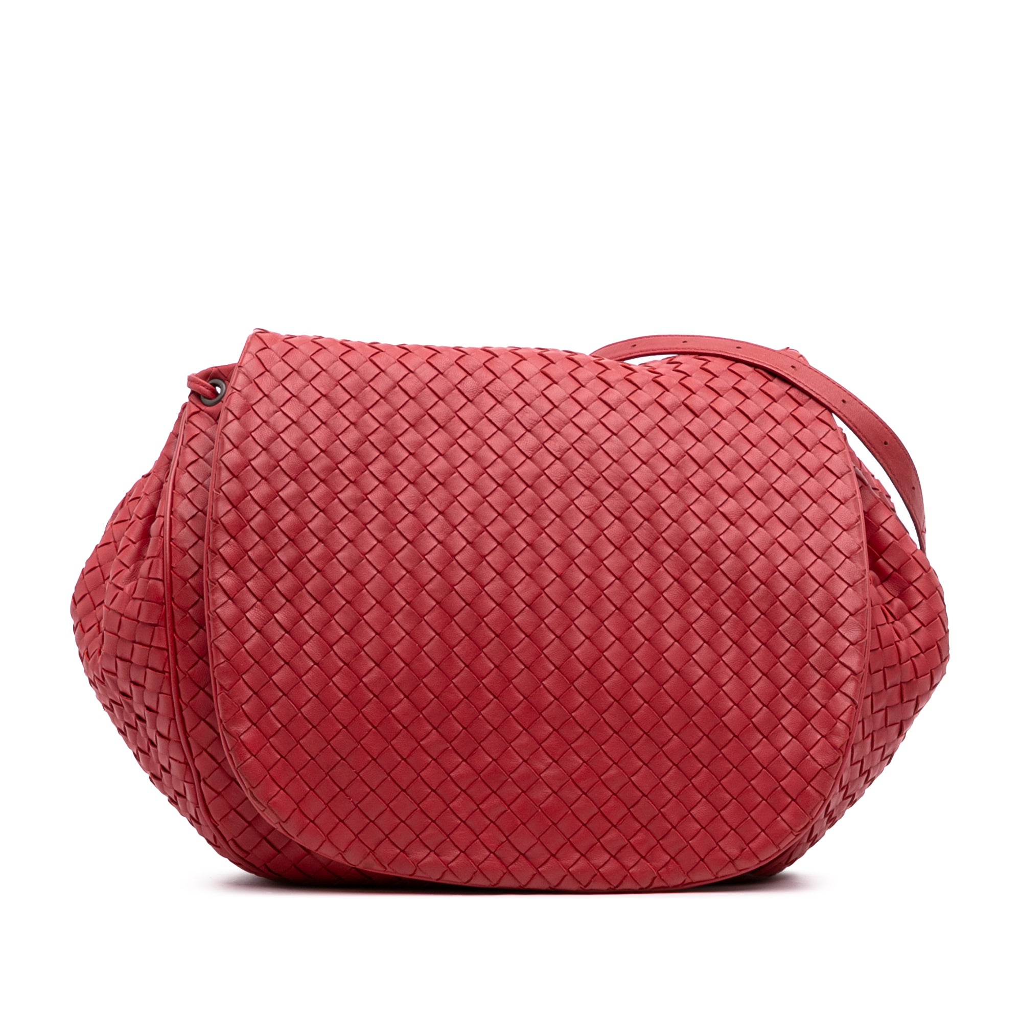 Nappa Intrecciato Flap Crossbody