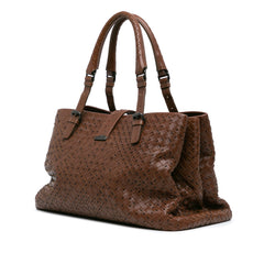 Large Chene Tratteggiato Intrecciato Roma Tote