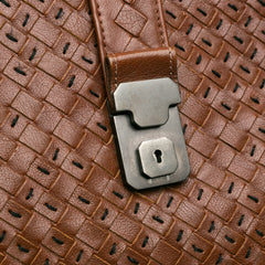 Large Chene Tratteggiato Intrecciato Roma Tote