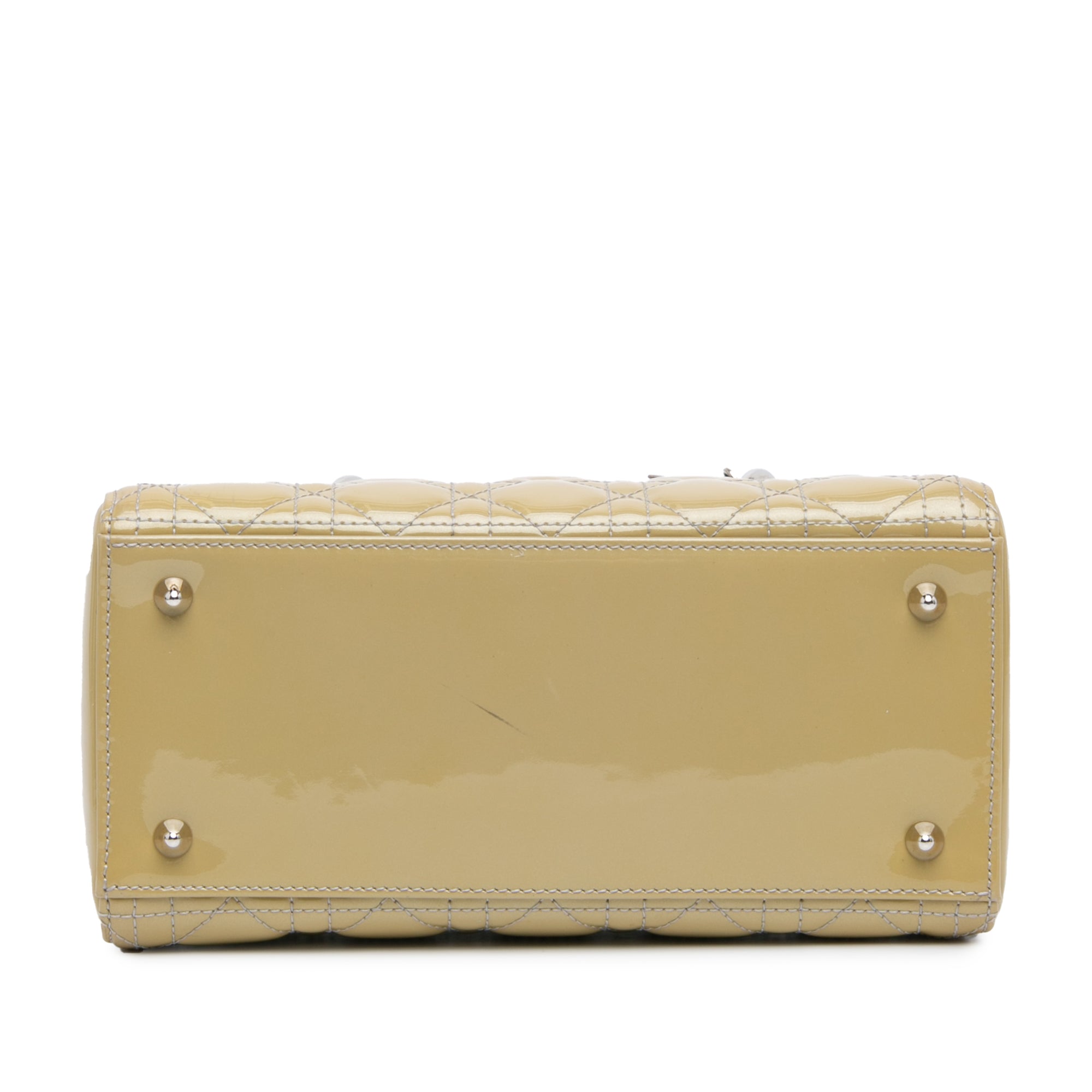 Medium Patent Cannage Lady Dior
