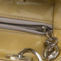 Medium Patent Cannage Lady Dior