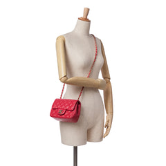 Mini Square Classic Lambskin Single Flap