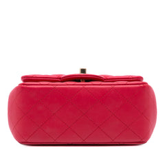Mini Square Classic Lambskin Single Flap