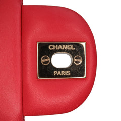 Mini Square Classic Lambskin Single Flap