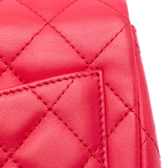 Mini Square Classic Lambskin Single Flap