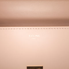 Shiny Calfskin Triomphe Chain Box Shoulder Bag