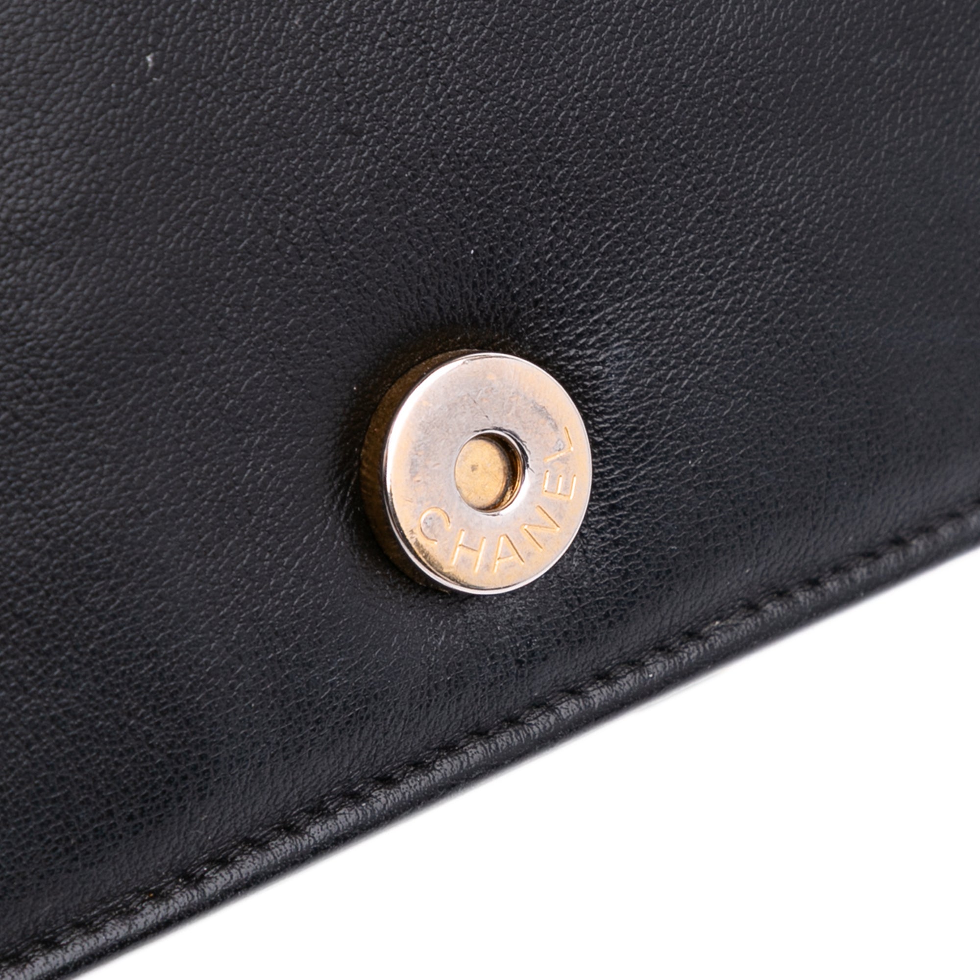 Quilted Calfskin Chain Around Boy Wallet on Chain
