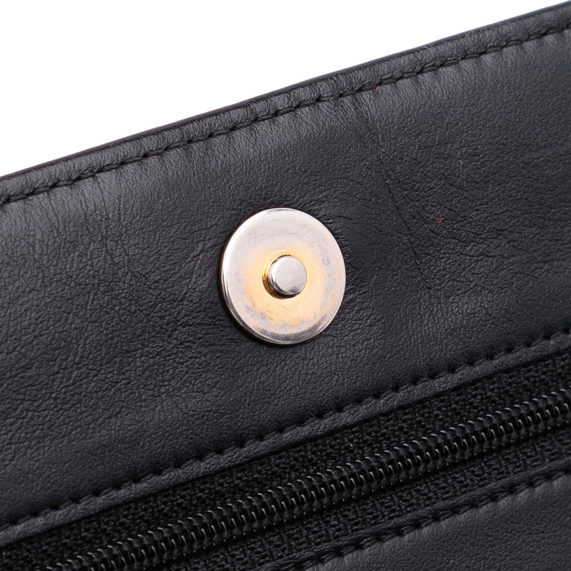 Quilted Calfskin Chain Around Boy Wallet on Chain