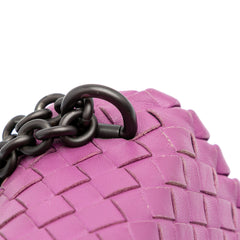 Small Nappa Intrecciato Olympia Shoulder Bag