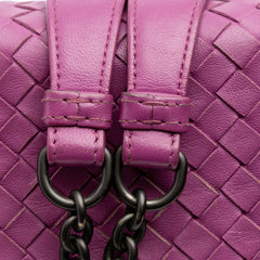 Small Nappa Intrecciato Olympia Shoulder Bag