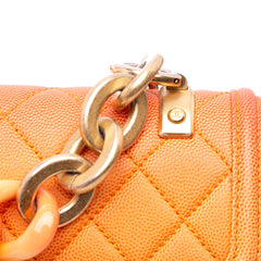 Small Quilted Caviar Sunset On The Sea Flap