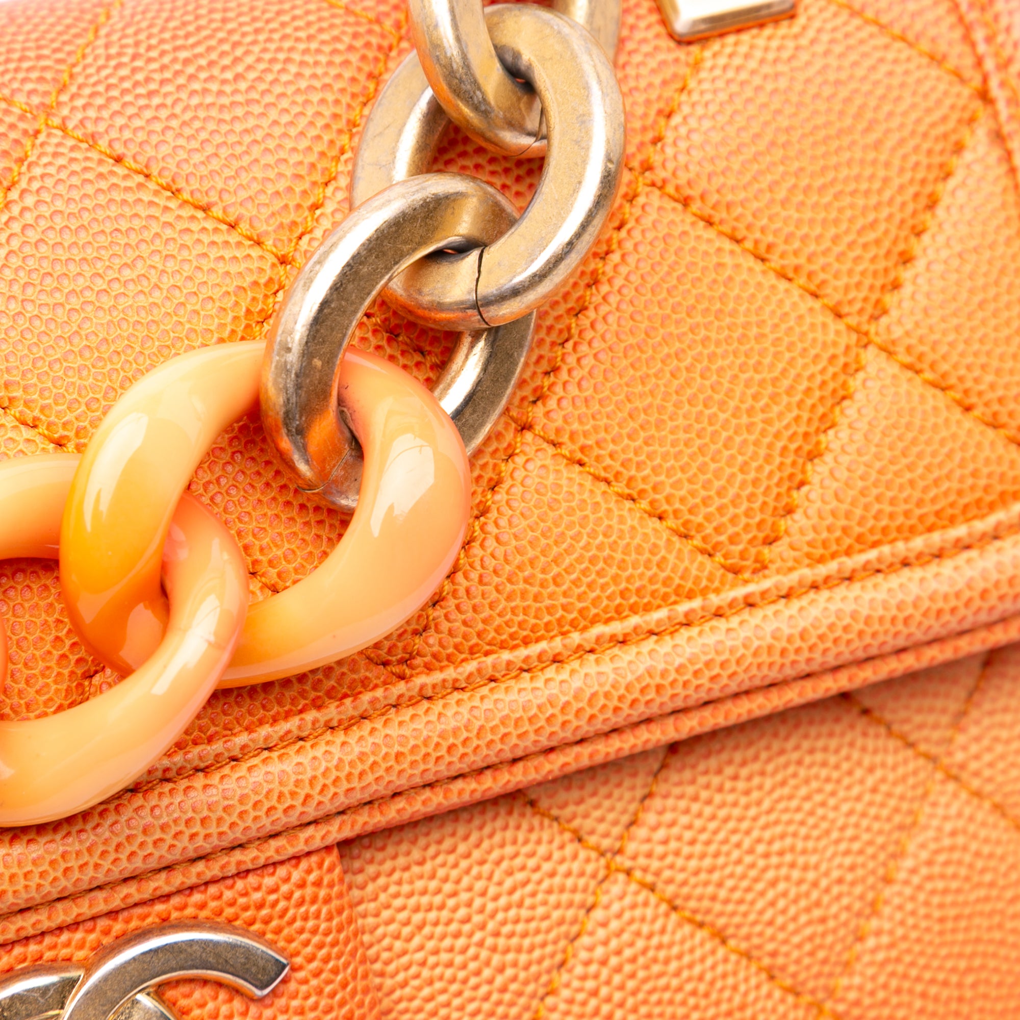 Small Quilted Caviar Sunset On The Sea Flap