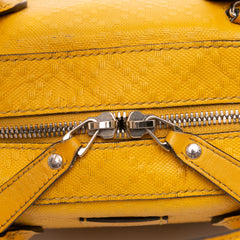 Diamante Bright Leather Satchel