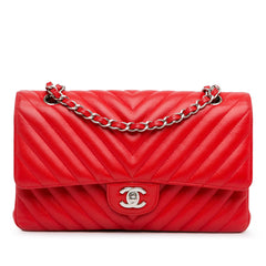 Medium Classic Chevron Caviar Double Flap_0