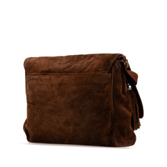 Suede Triple CC Crossbody