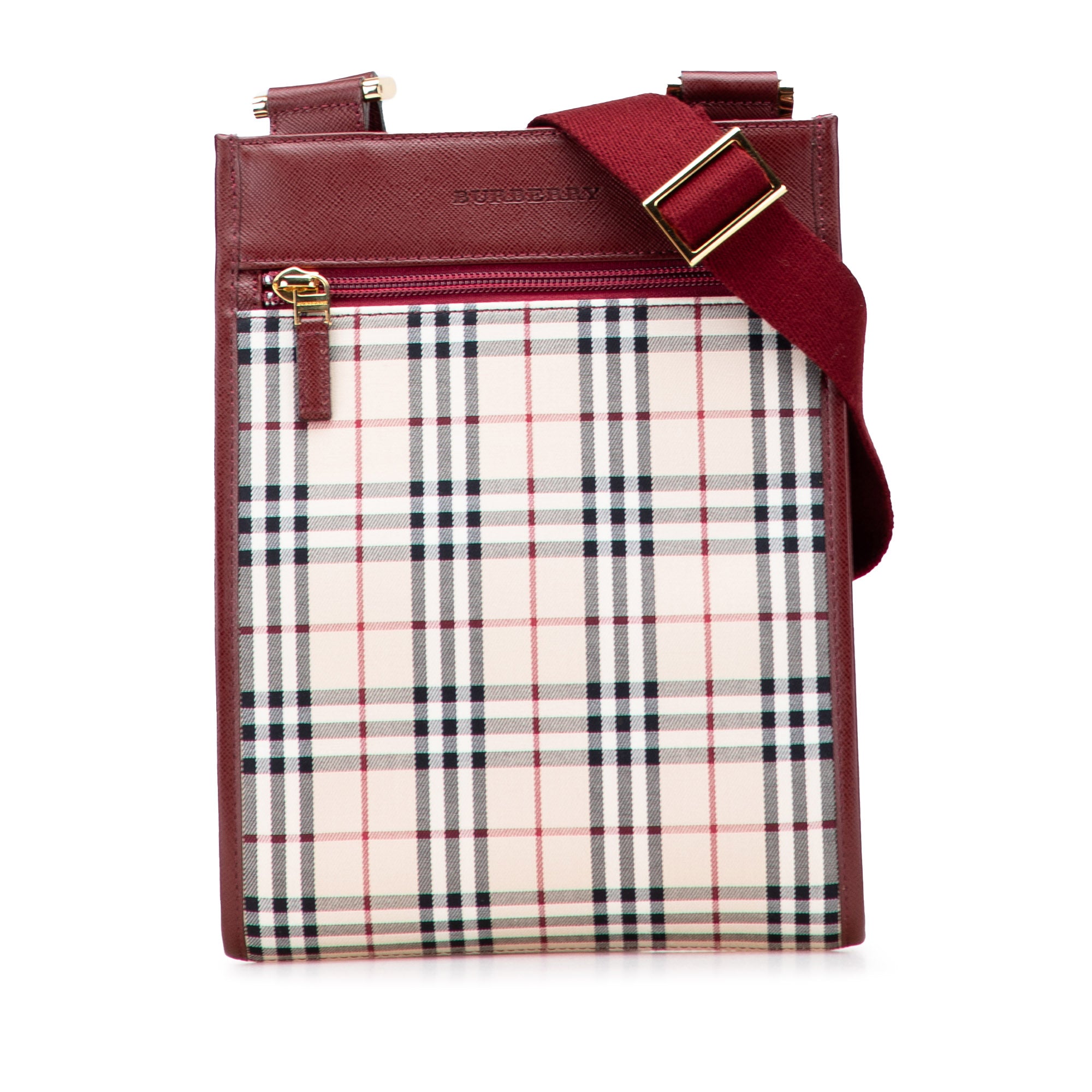 House Check Canvas Crossbody