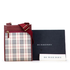 House Check Canvas Crossbody