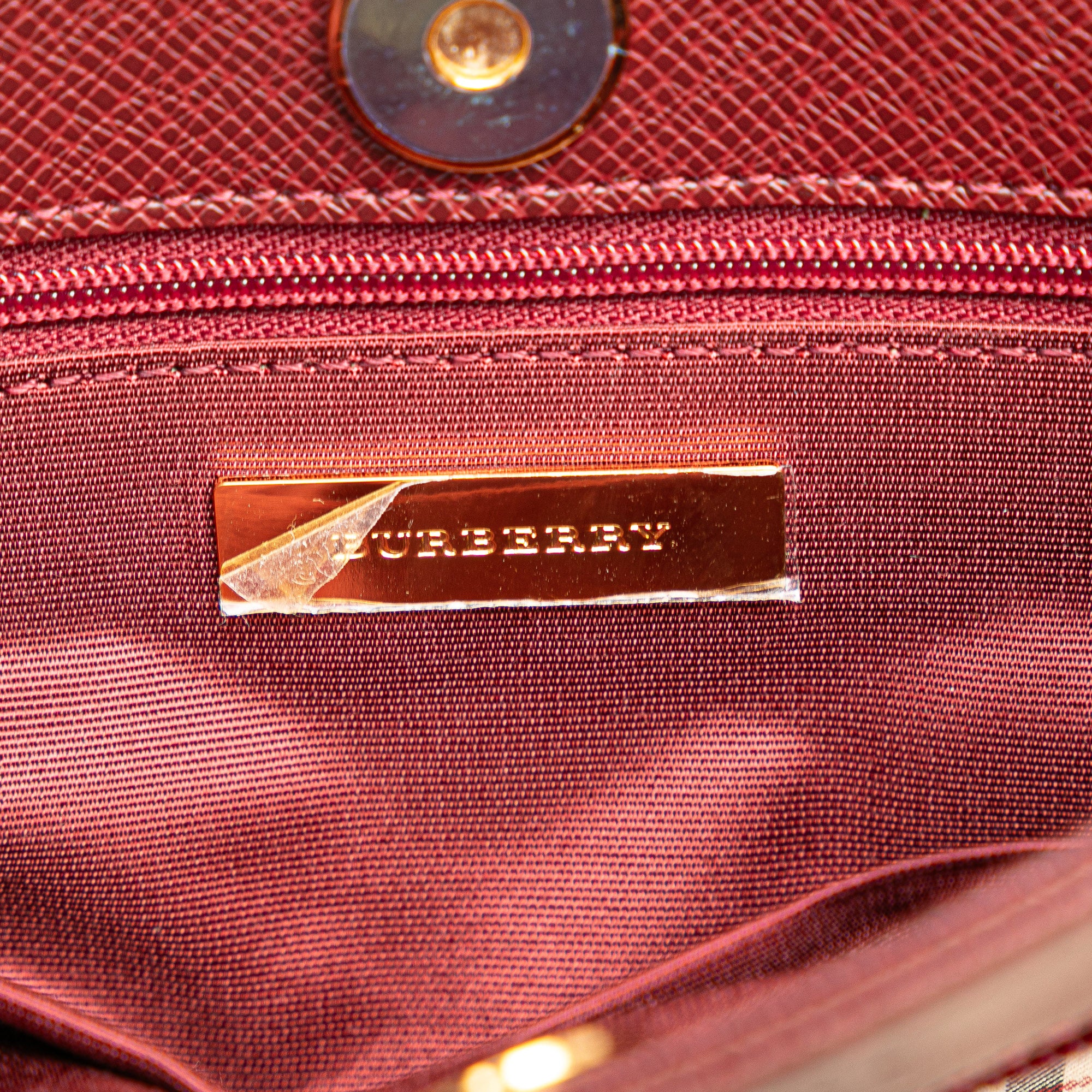 House Check Canvas Crossbody