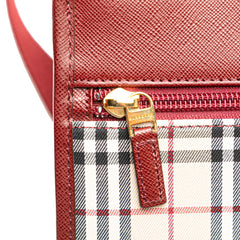 House Check Canvas Crossbody