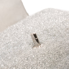 Medium Quilted Lurex Ground Control Pluto Glitter Flap