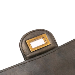 Reissue 2.55 Quilted Metallic Lambskin Double Flap 226