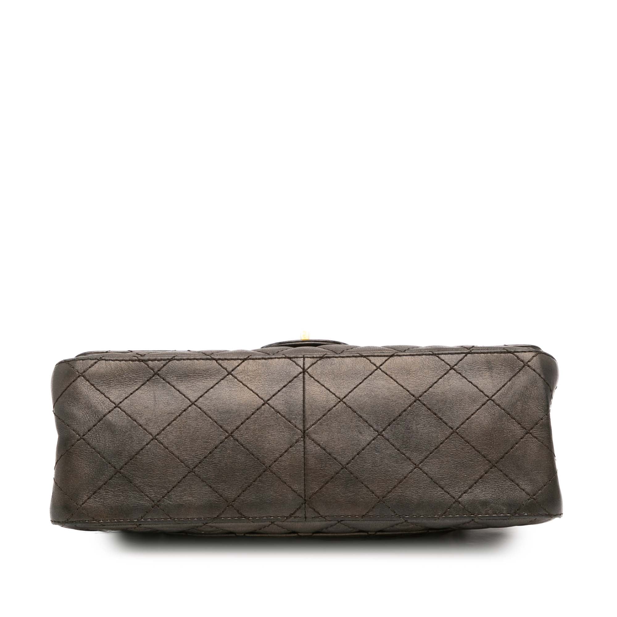 Reissue 2.55 Quilted Metallic Lambskin Double Flap 226