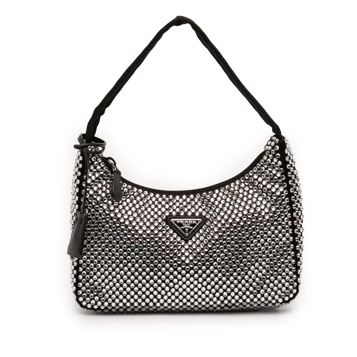 Mini Satin Crystal Re Edition 2000 Shoulder Bag