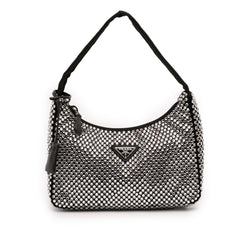Mini Satin Crystal Re Edition 2000 Shoulder Bag