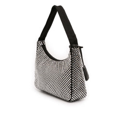 Mini Satin Crystal Re Edition 2000 Shoulder Bag