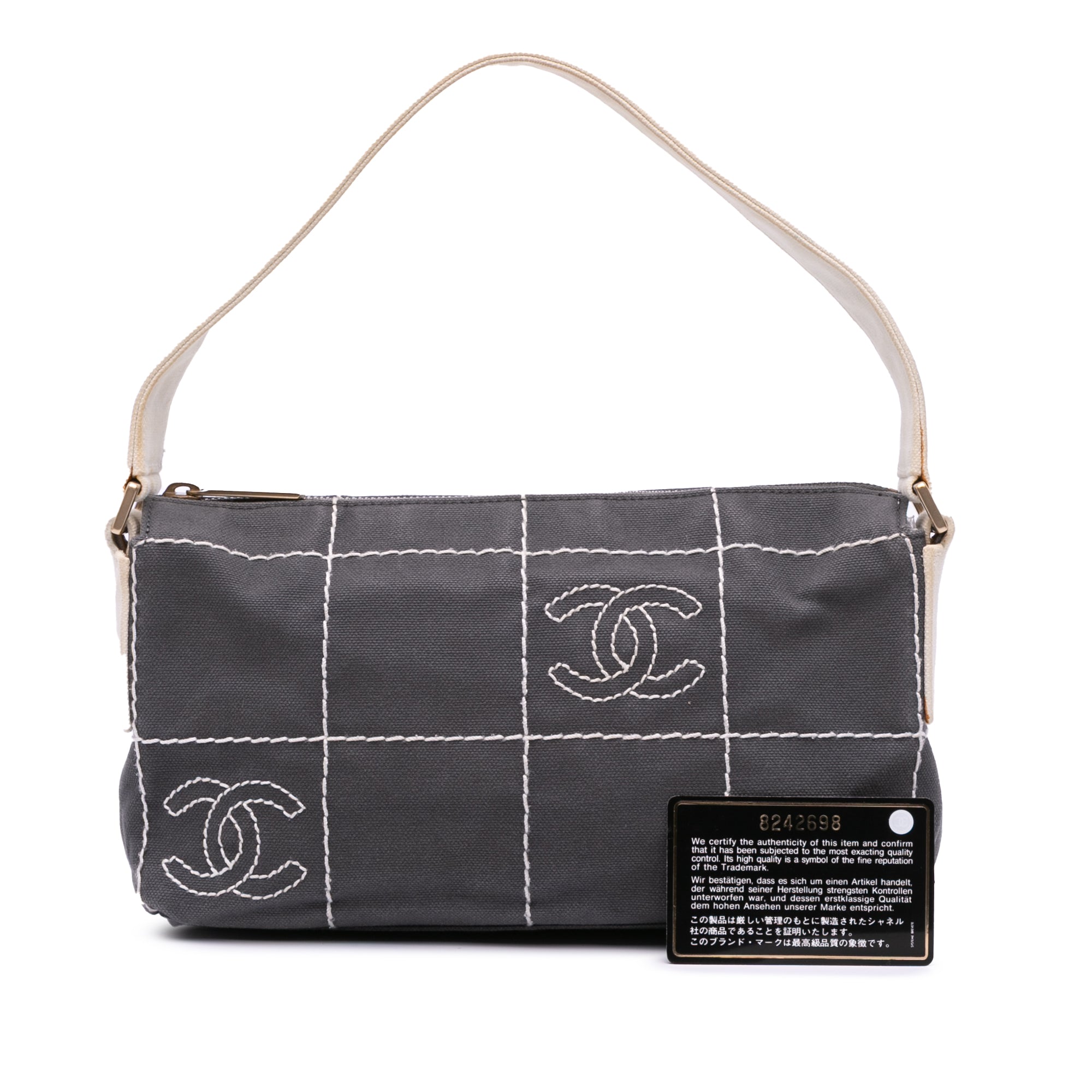 CC Chocolate Bar Canvas Shoulder Bag