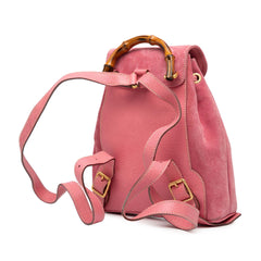 Suede Bamboo Backpack