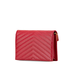 Grain De Poudre Chevron Monogram Envelope Wallet on Chain