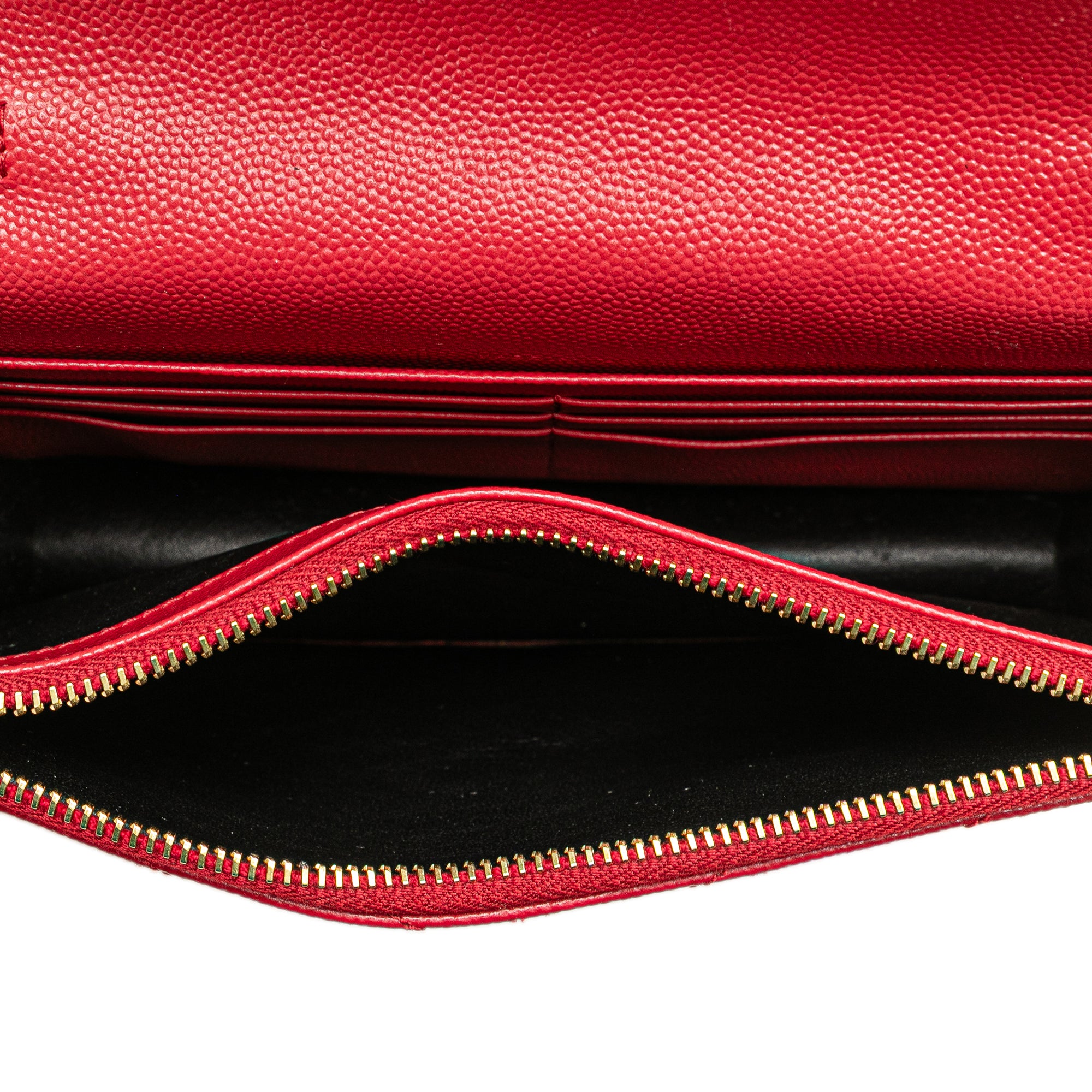 Grain De Poudre Chevron Monogram Envelope Wallet on Chain