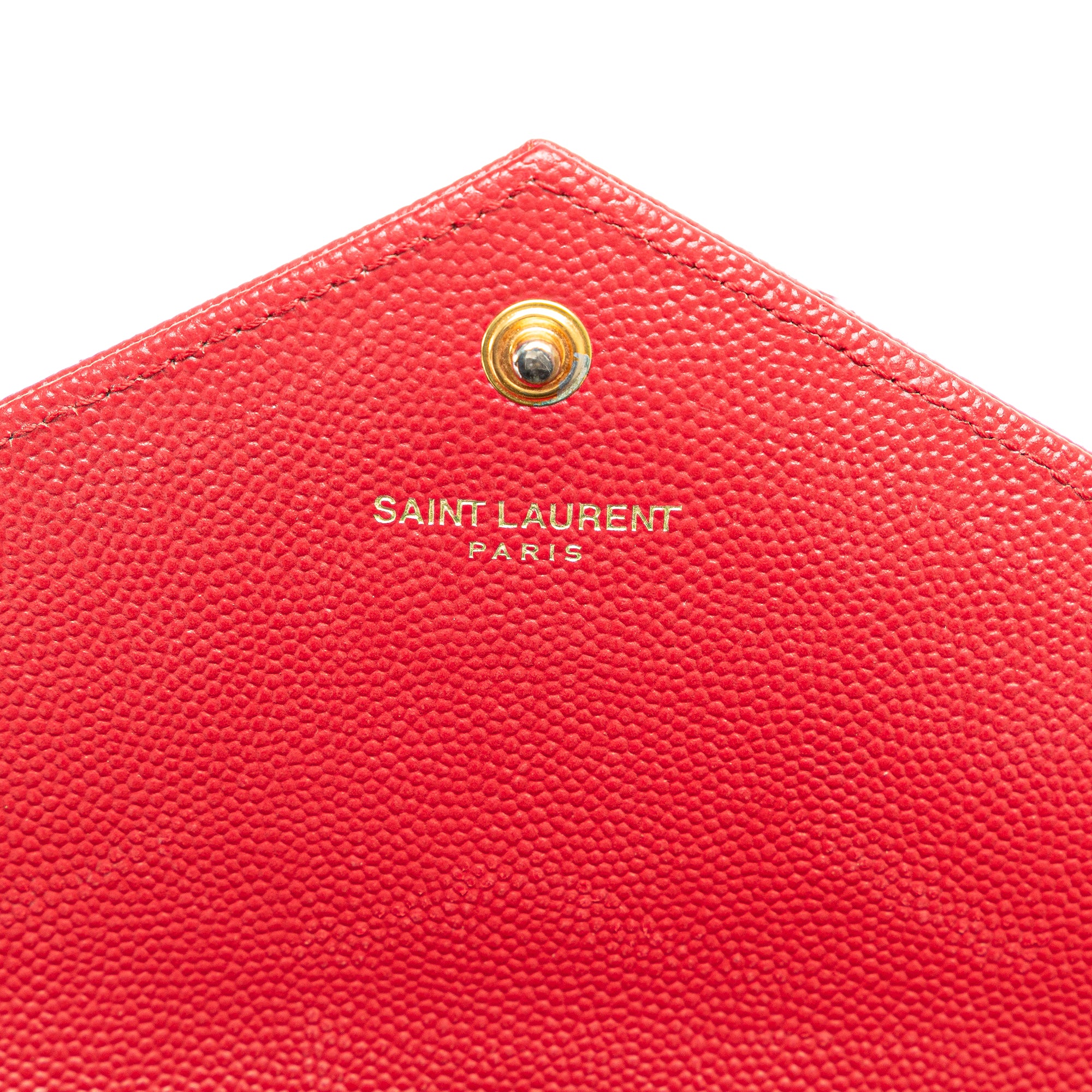 Grain De Poudre Chevron Monogram Envelope Wallet on Chain