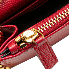 Grain De Poudre Chevron Monogram Envelope Wallet on Chain