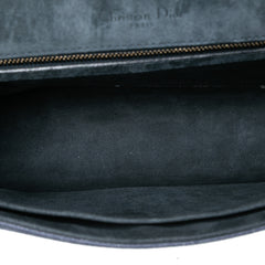 Medium Studded Denim Diorama Flap