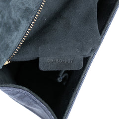 Medium Studded Denim Diorama Flap