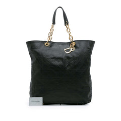 Large Lambskin Cannage Lady Dior Soft Shopping Tote