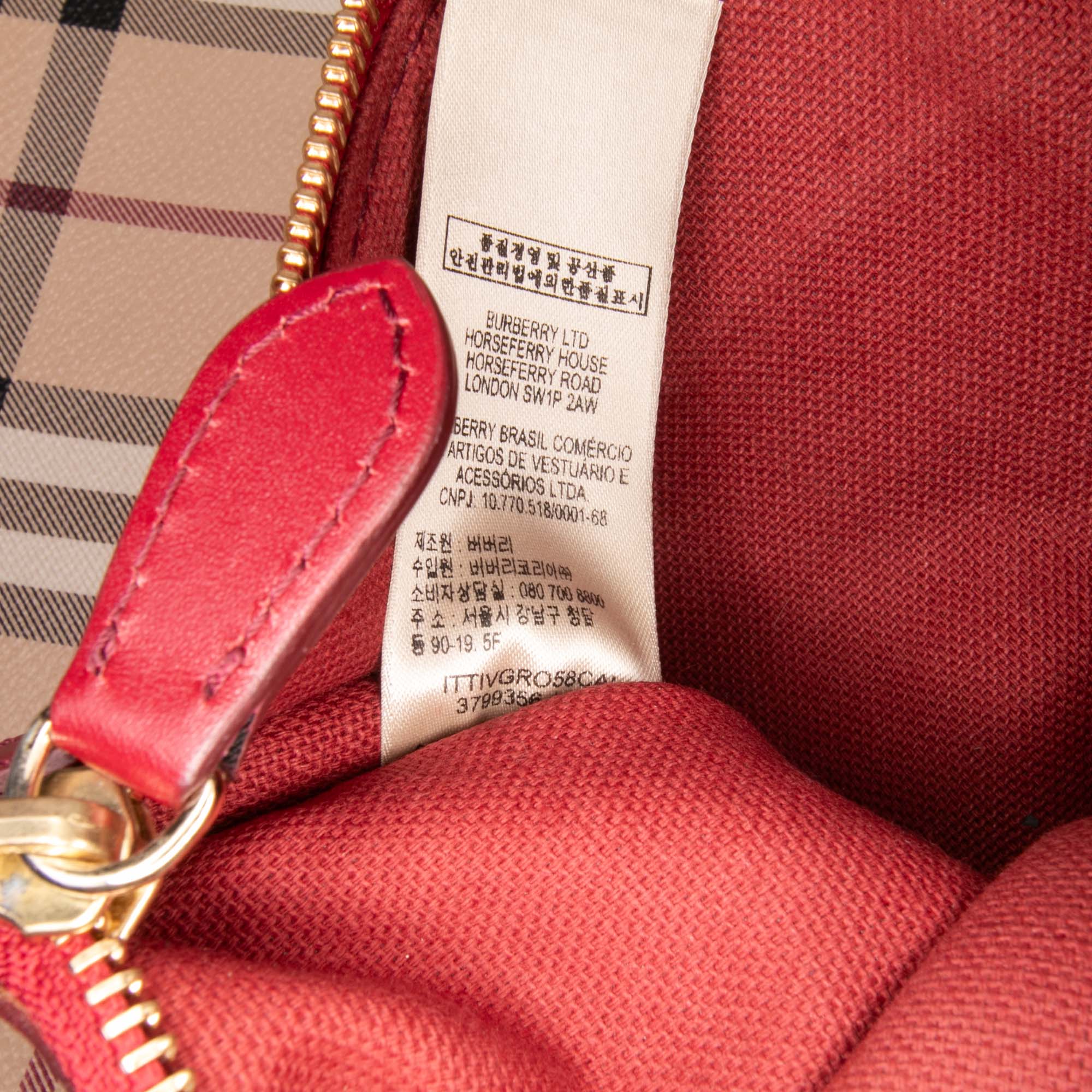 Small Haymarket Check Coated Canvas Canterbury Tote