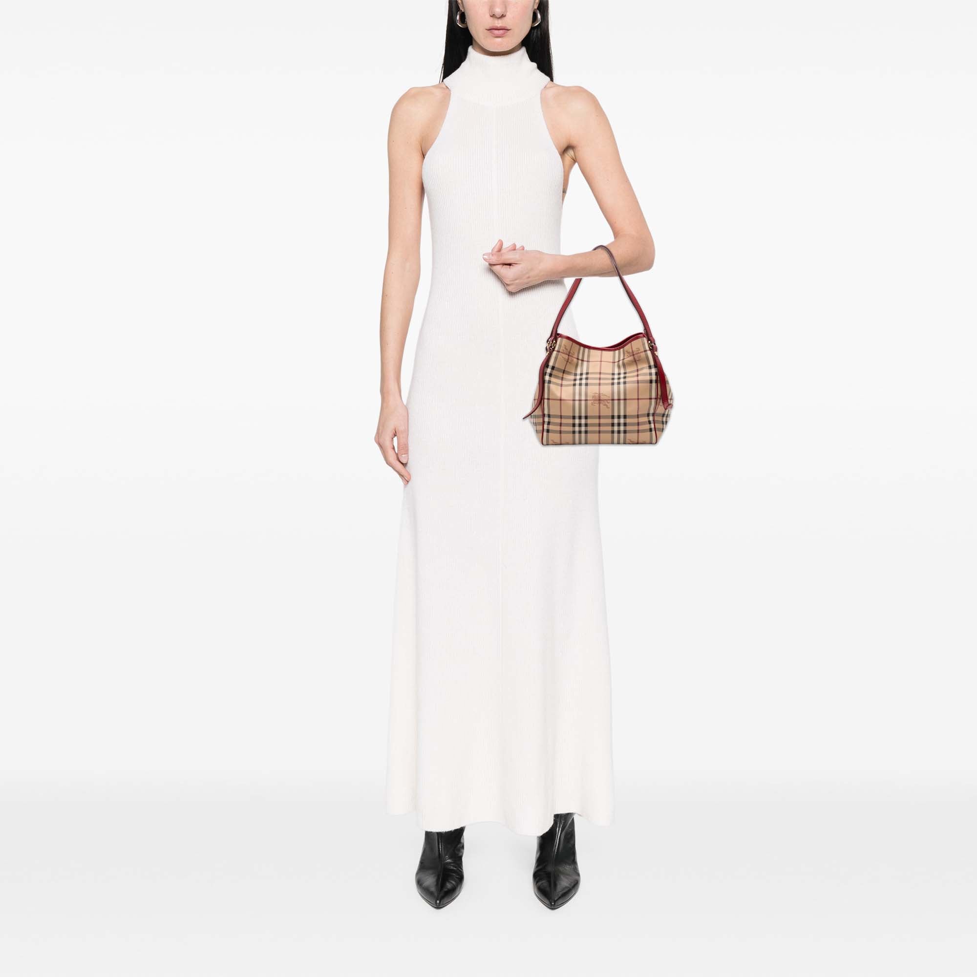 Small Haymarket Check Coated Canvas Canterbury Tote